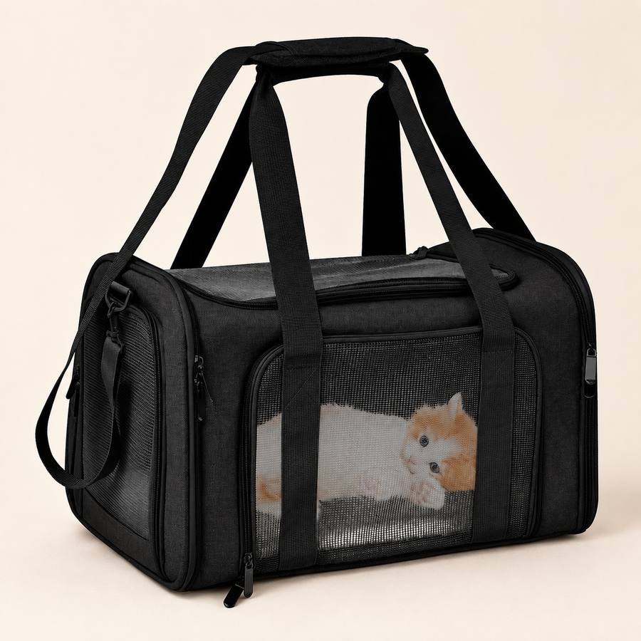 Sac de transport TravelNest — visuel studio PawStars