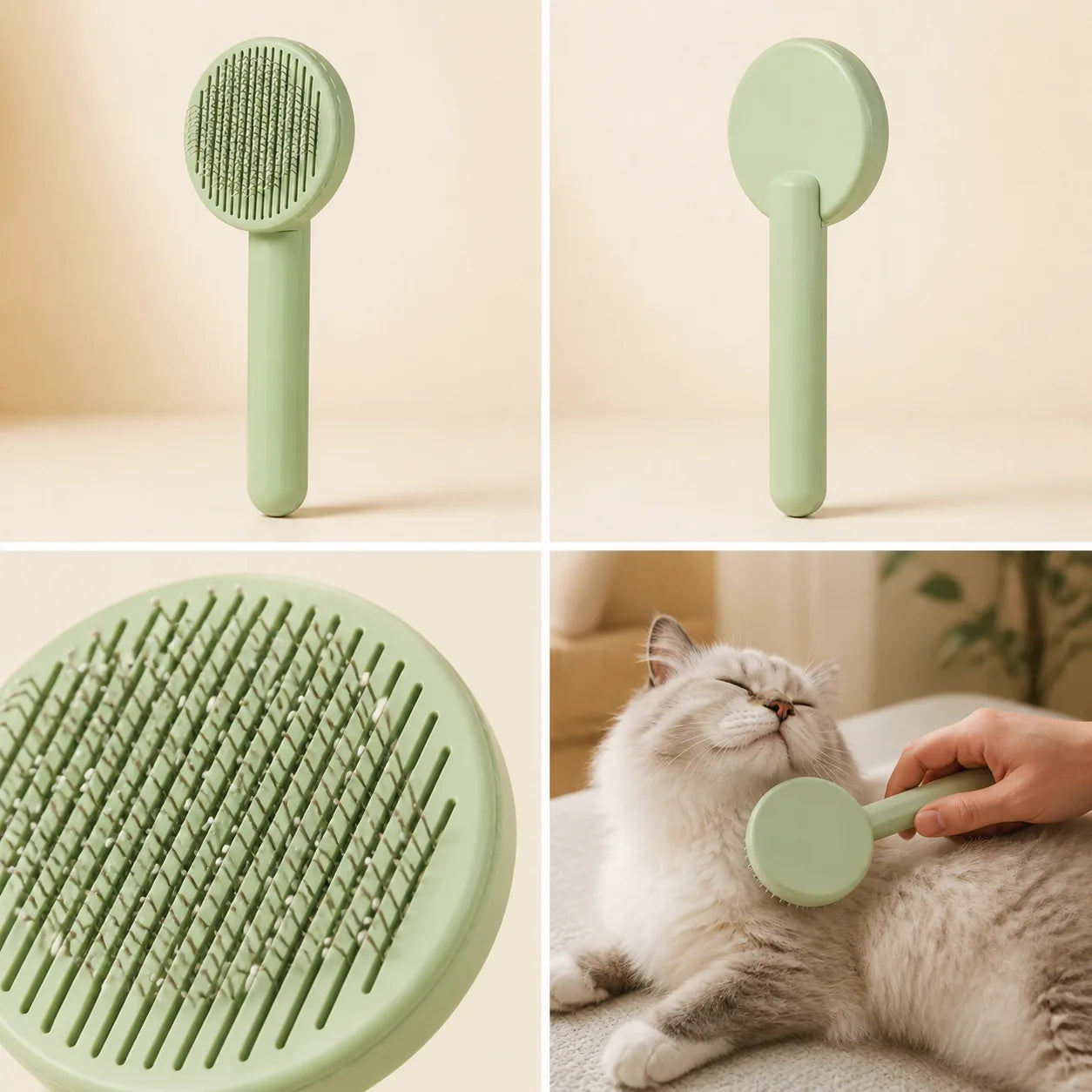 Brosse démêlante Souplesse — Green, vue 1