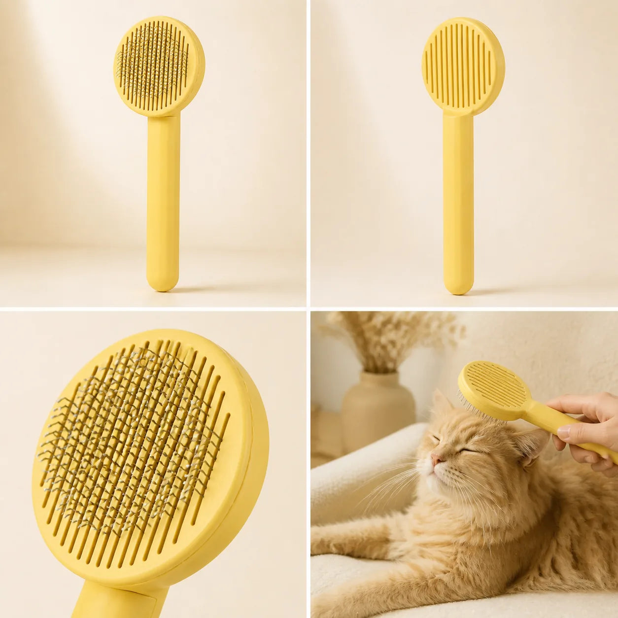 Brosse démêlante Souplesse — Yellow, vue 1