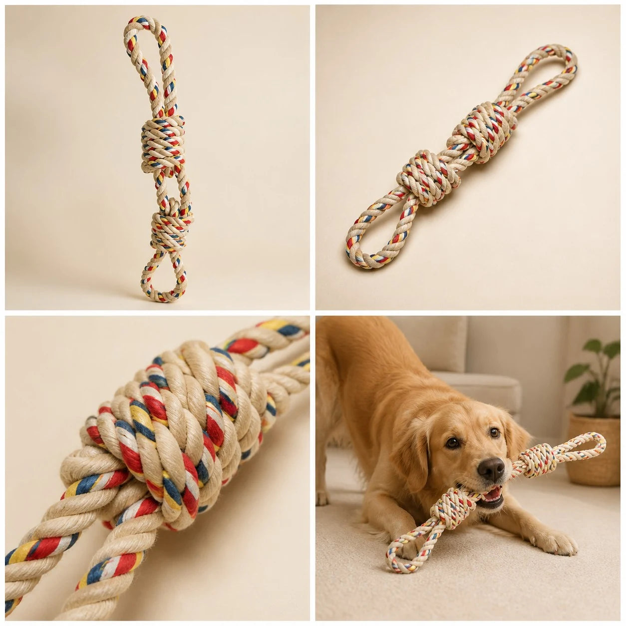 Corde à nœuds Titan 45 cm — XL45cm, vue 1