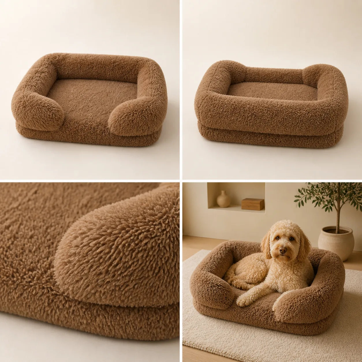 Coussin douillet Nuage — Coffe, vue 1