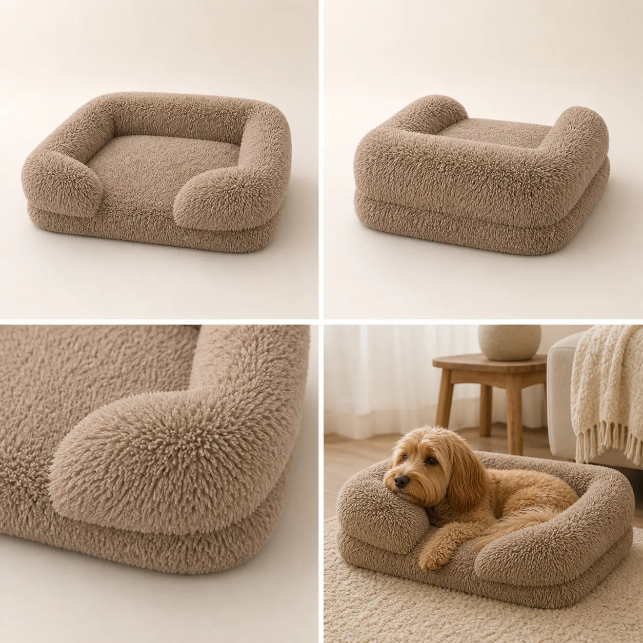 Coussin douillet Nuage — Khaki, vue 1