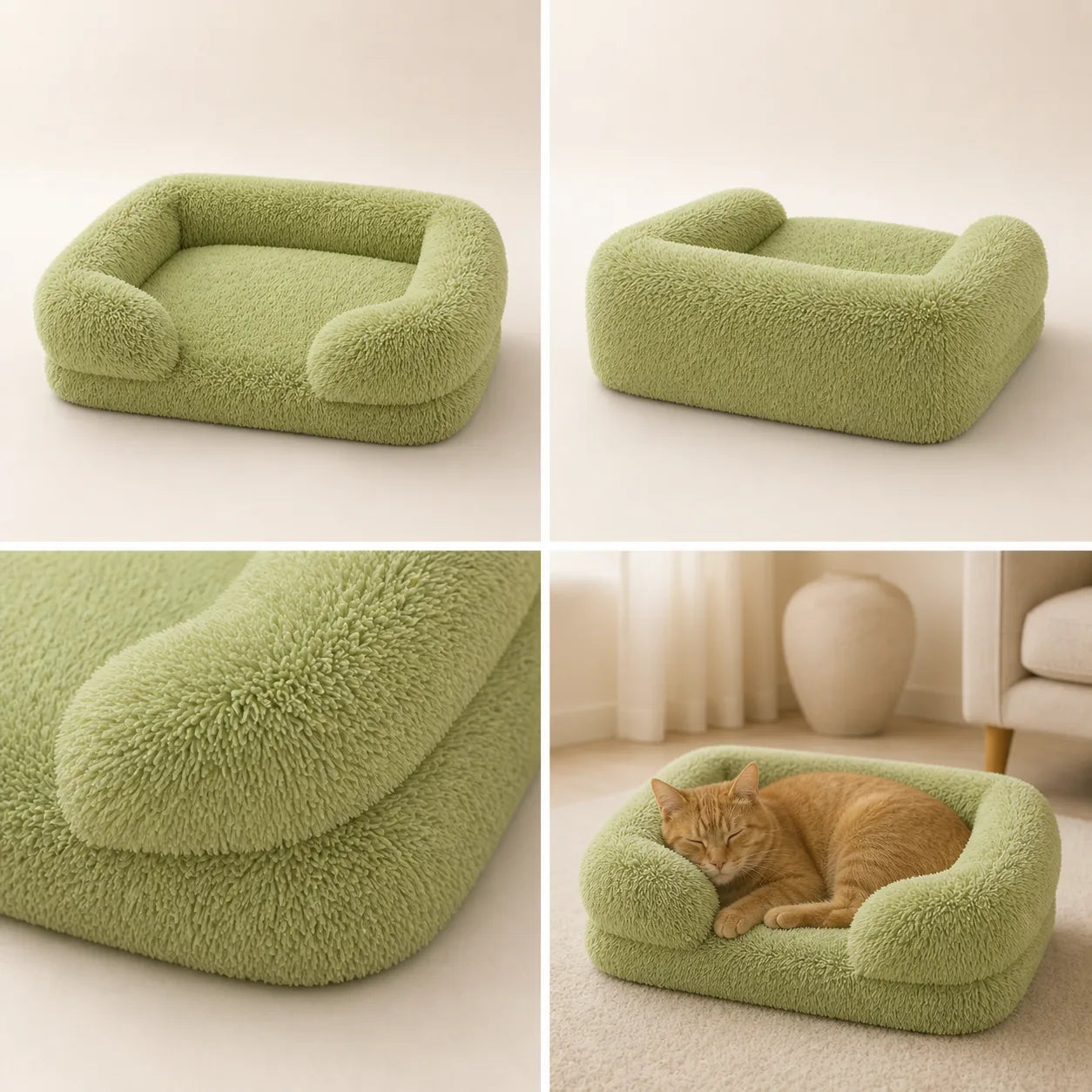 Coussin douillet Nuage — light green, vue 1