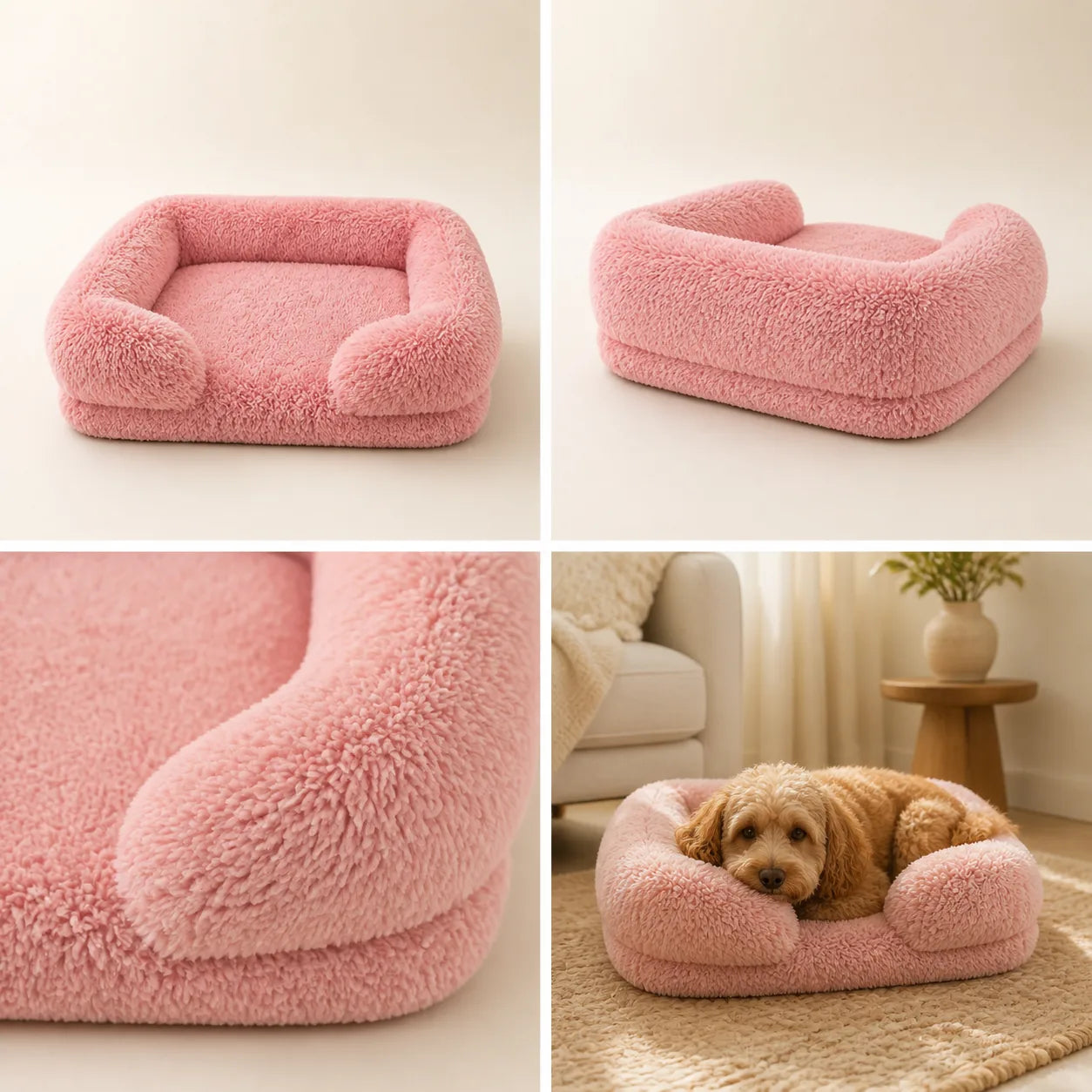 Coussin douillet Nuage — Light Pink, vue 1