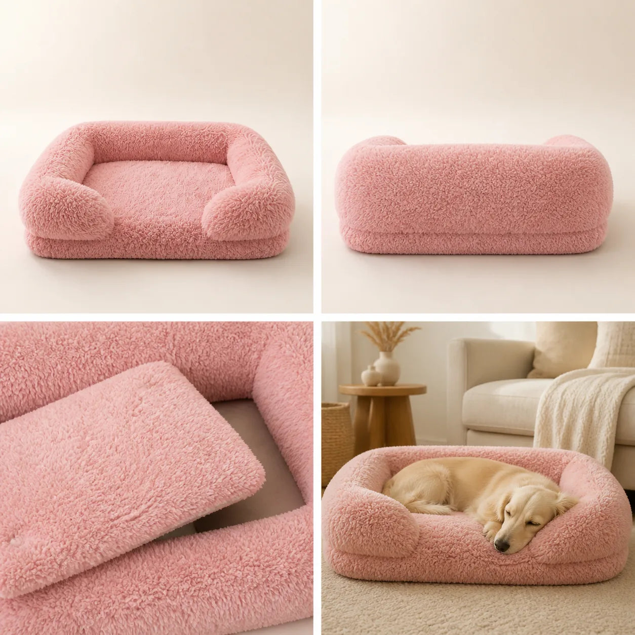 Coussin douillet Nuage — Rose, vue 1