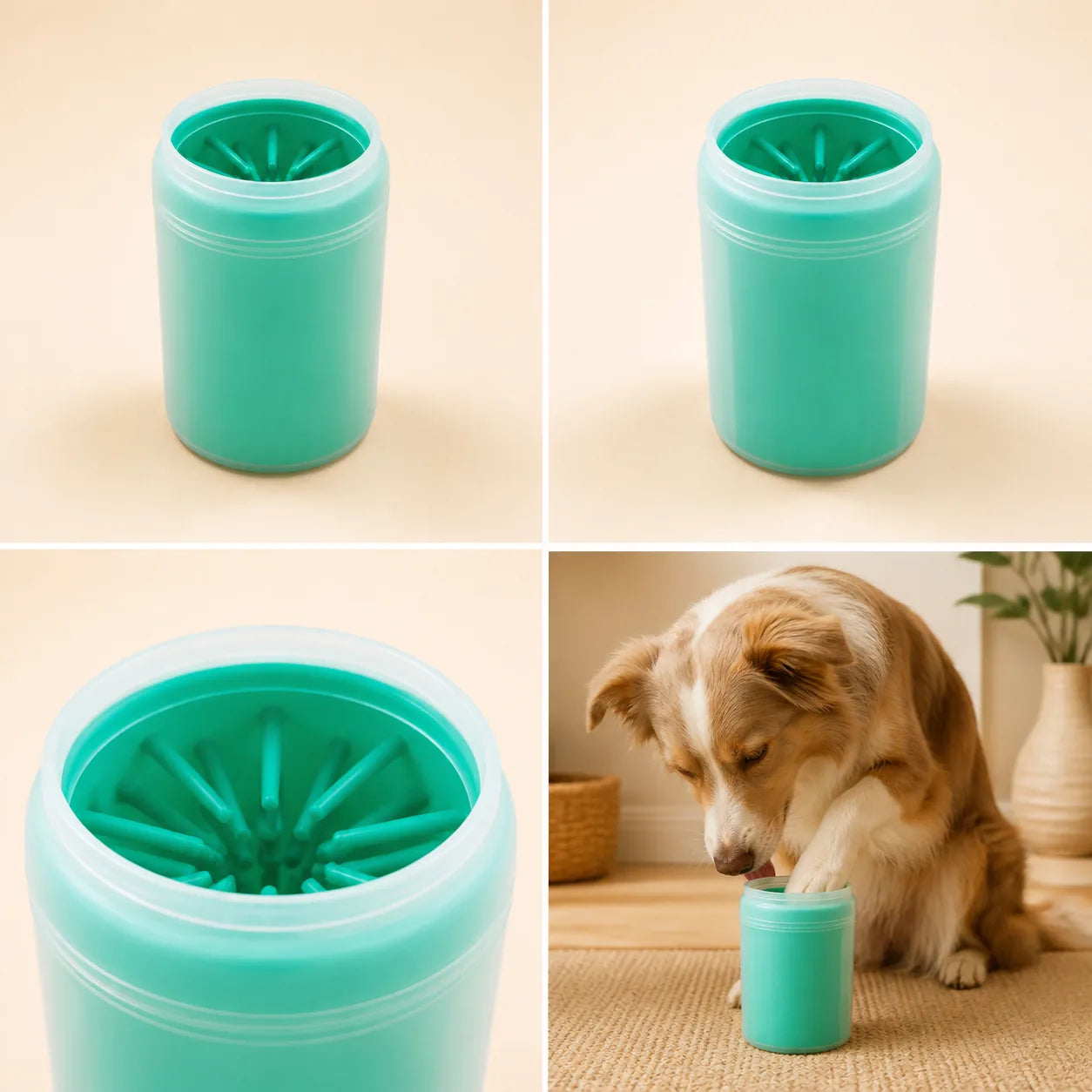 Nettoyeur de pattes Nomade — green, vue 1